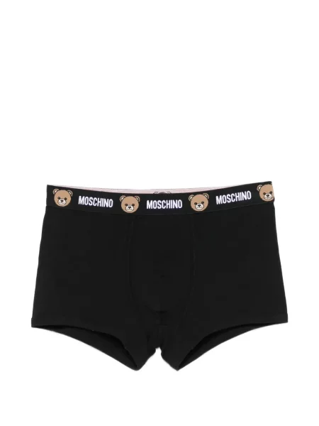 Mackó boxeralsó Moschino autogrammal fekete