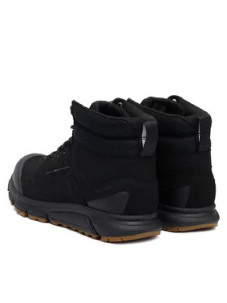 Tommy Hilfiger Čevlji OUTDOOR RUNNER HI WPM črna
