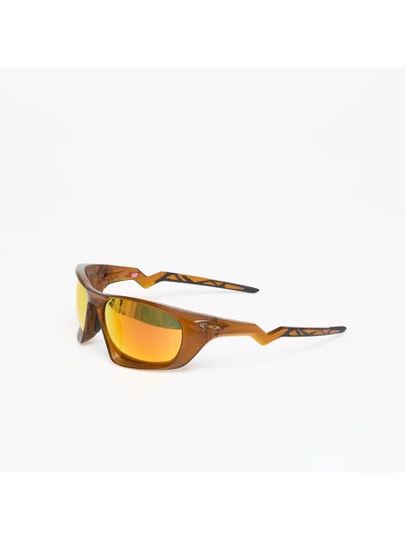 Okulary oakley lateralis kylian mbappé signature series matte dark amber z soczewkami prizm ruby brązowe