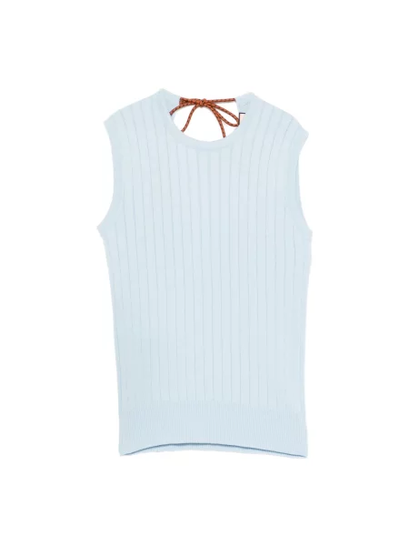 Sweter Plan C niebieski