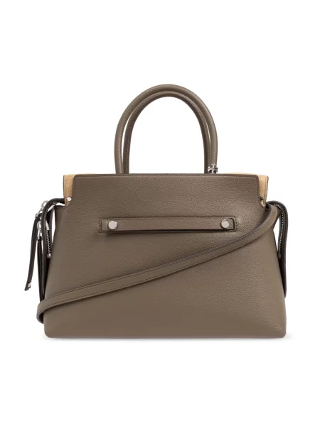 Torebka Tory Burch skórzana beżowa
