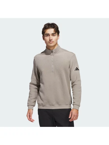Sweter Adidas frotte beżowy