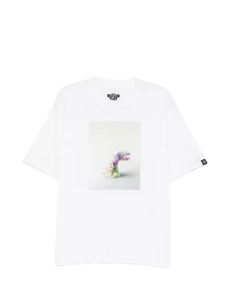 Tricou sport Sport B. By Agnès B. cu imagine alb