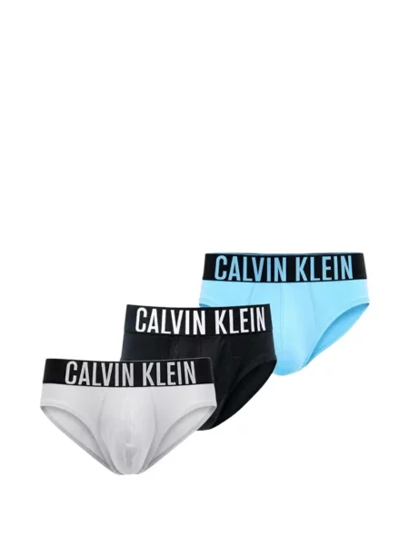 Chiloți multipac Calvin Klein Underwear cu autograf gri
