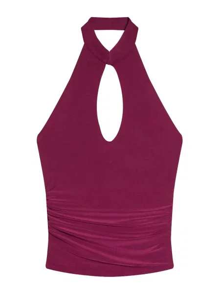 Bershka Top vin roșu
