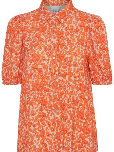 ICHI Bluză AYA închis / portocaliu / corai bej