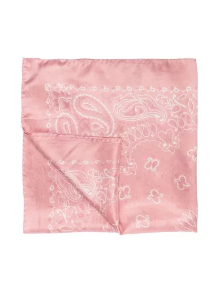 Szal Golden Goose z wzorem paisley różowa