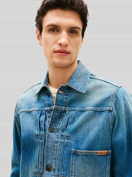 Kurtka jeansowa o kroju regular fit z czystej bawełny Tommy Hilfiger niebieska