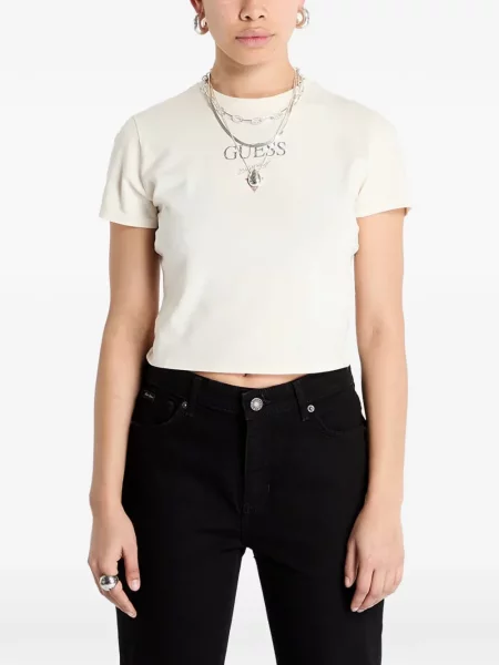 Μπλούζα Guess λευκό