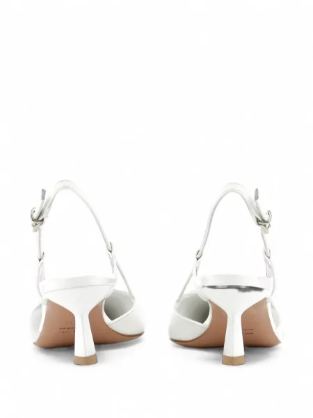 Pantofi cu toc Paul Warmer slingback alb