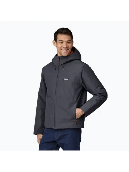 Geacă cu puf pentru bărbați Patagonia Windshadow smolder blue albastru