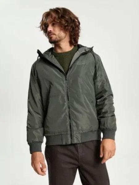 Sinsay Bunda s kapucí khaki