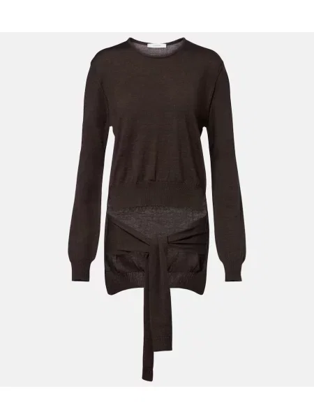 Pulover Lemaire de lână maro