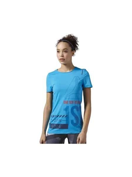 Tričko Reebok Sport modrá