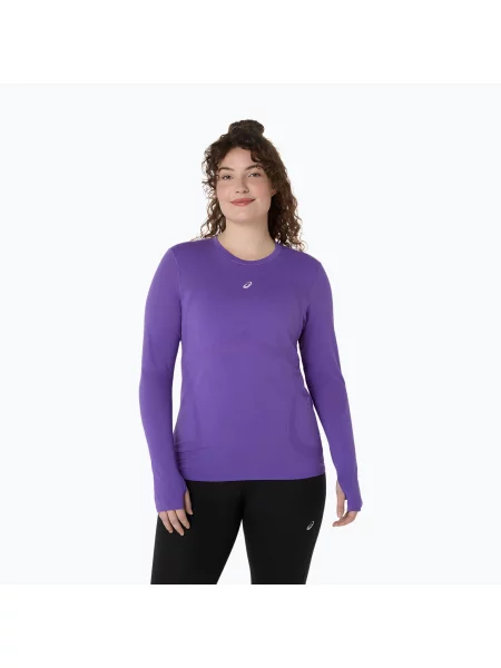 Longsleeve do biegania ASICS Road Seamless LS edo purple fioletowy