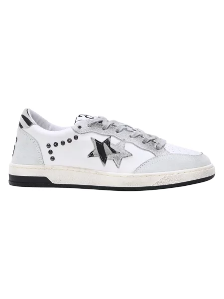 Sneakersy 2star skórzane białe