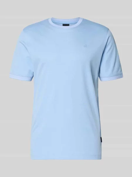 T-shirt z okrągłym dekoltem Bugatti