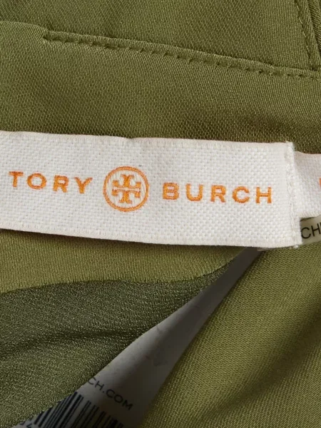 Lung rochie Tory Burch fără mâneci verde