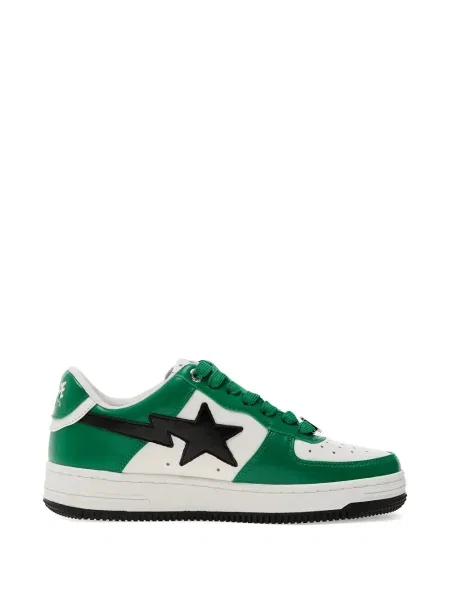 Sneakerși A Bathing Ape® din piele verde