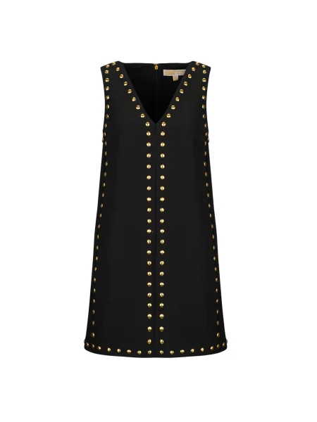 Rochie mini Michael Michael Kors cu decolteu în V negru