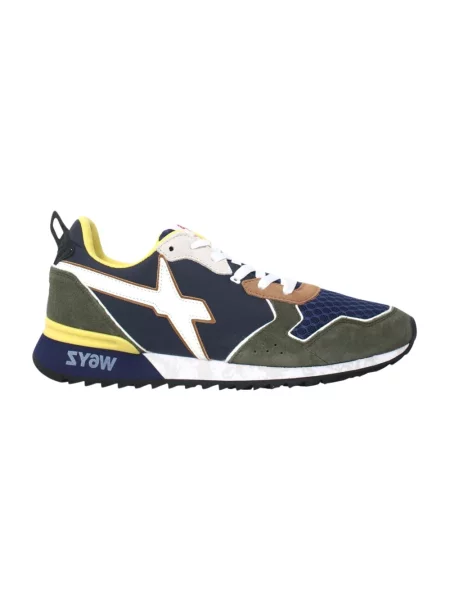 Sneakersy W6yz zamszowe niebieskie