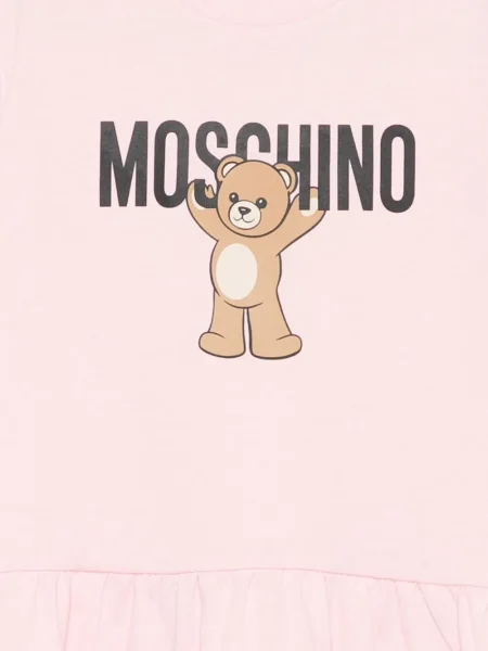 Sukienka dziecięca Moschino różowa