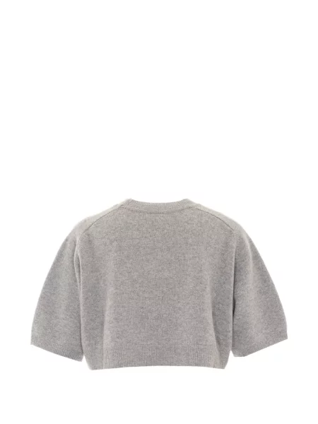 Top Elisabetta Franchi de lână gri