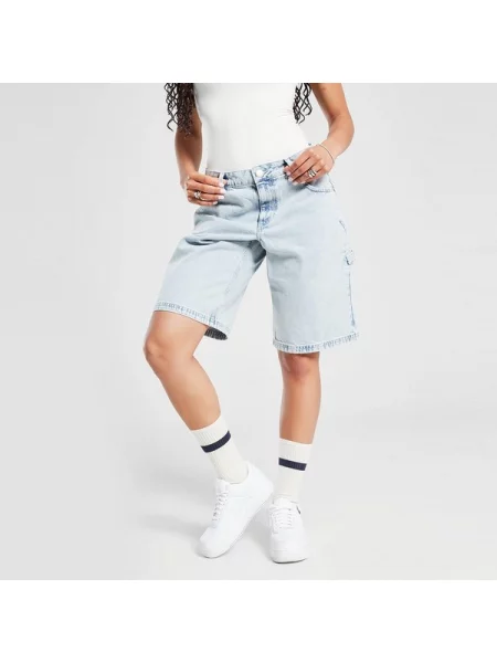 Unlike Humans Szorty Denim Jorts niebieskie