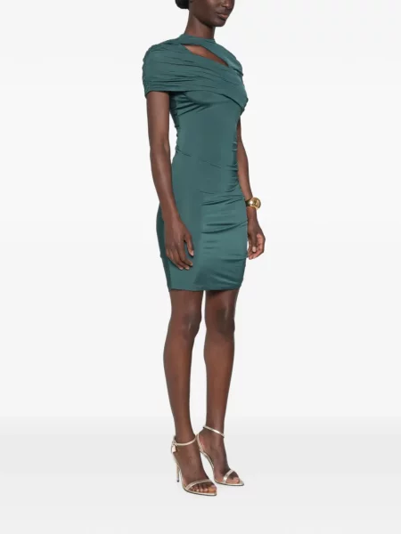 Rochie Balmain drapată verde
