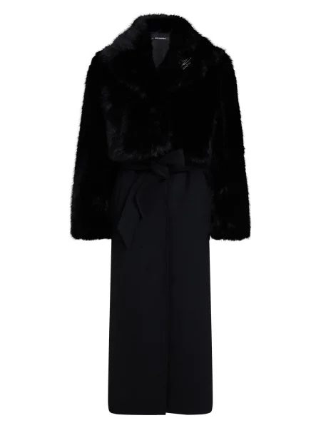 Karl Lagerfeld Palton de primăvară-toamnă negru