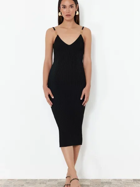 Rochie midi Trendyol negru