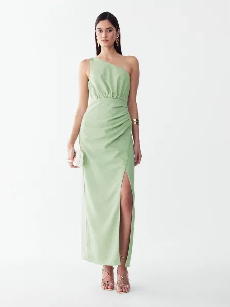 St MRLO Rochie de seară mentă verde
