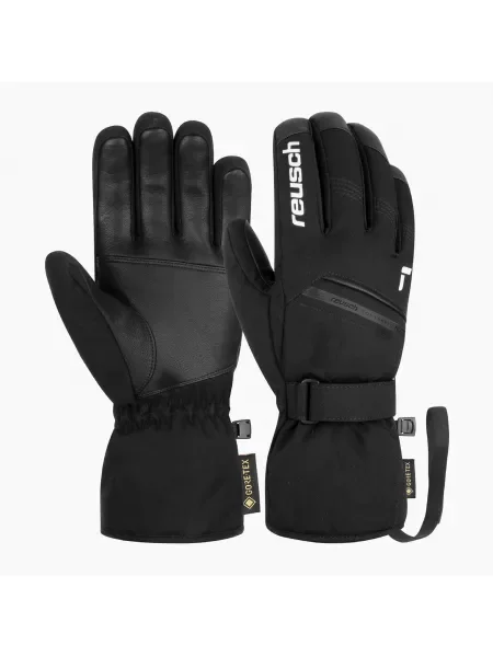 Reusch Morris GORE-TEX síelő kesztyű fekete/fehér. Méret: fehér
