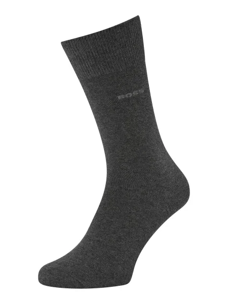 BOSS Nogavice / temno siva