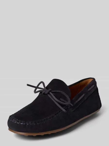 Loafersy z naturalnej skóry welurowej model LARISSA' Vagabond