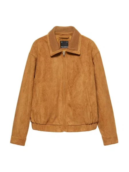 Pull&Bear Přechodná bunda karamelová