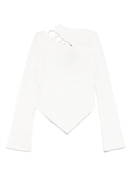 Bluză Cult Gaia plisată alb