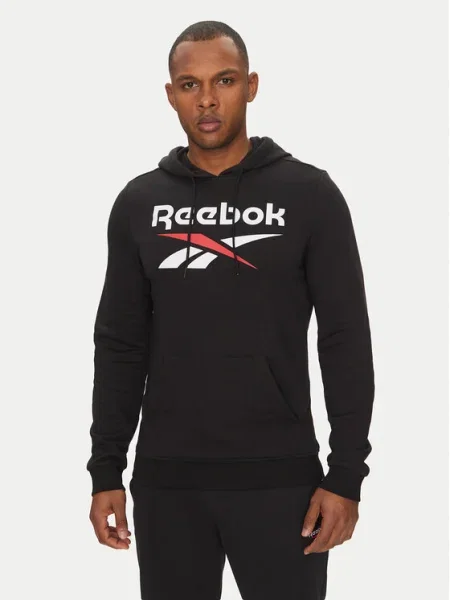 Reebok Суитшърт Identhlty Big Logo черен