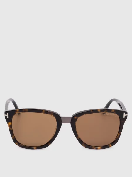 Сонцезахисні окуляри Graydon з логотипом Tom Ford коричневі