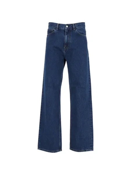Pantaloni Carhartt Wip albastru