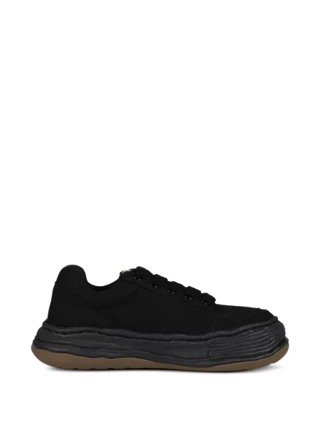 Sneakerși Maison Mihara Yasuhiro cu șireturi din dantelă negru