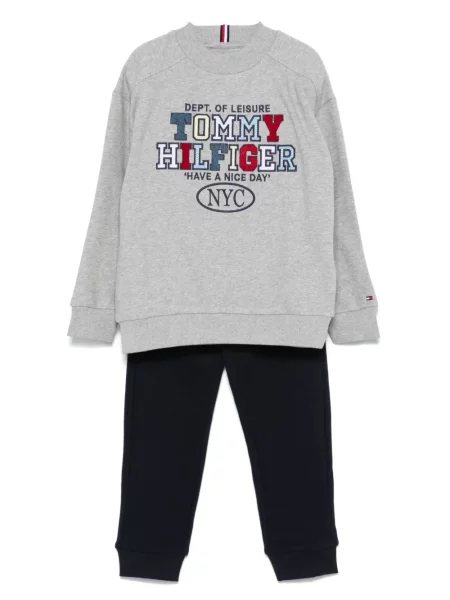 Komplet dresowy dziecięcy Tommy Hilfiger szary