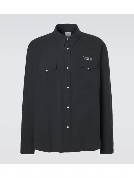 Plátěná košile Visvim černá