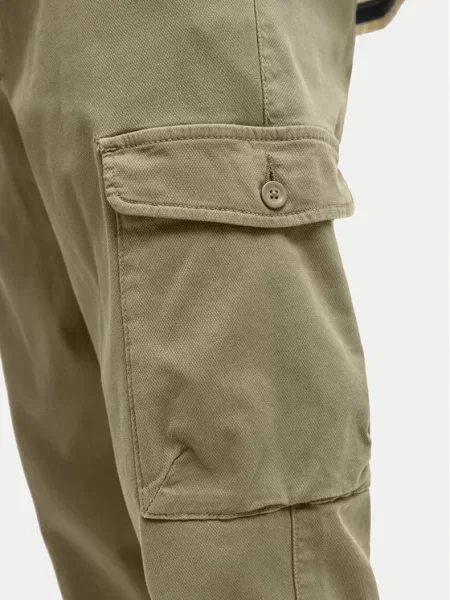 Jack & Jones Hlače iz tkanine Stace Arthur khaki
