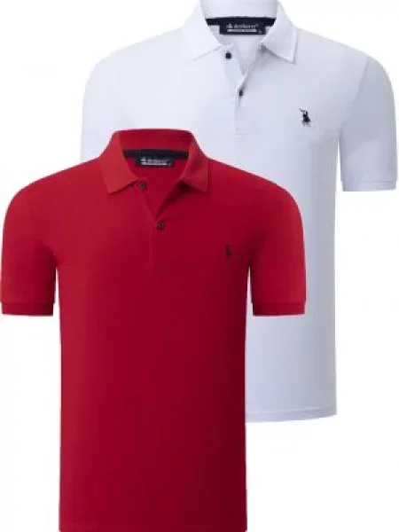 Polo majica Dewberry rdeča