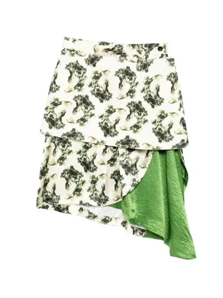 Fustă Toga cu model floral din canvas