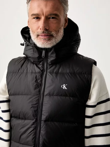 Calvin Klein Jeans пухен елек мъжки черно