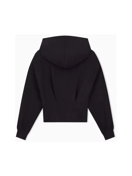 Bluza rozpinana Armani Exchange ze stretchu czarna