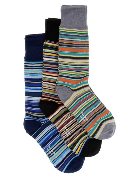 Șosete Paul Smith cu dungi albastru