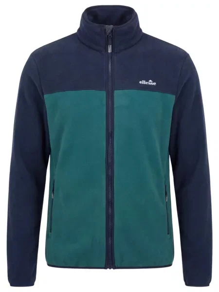 ELLESSE Jachetă fleece Monterras bleumarin / smarald verde